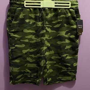 Camouflage Green Shorts